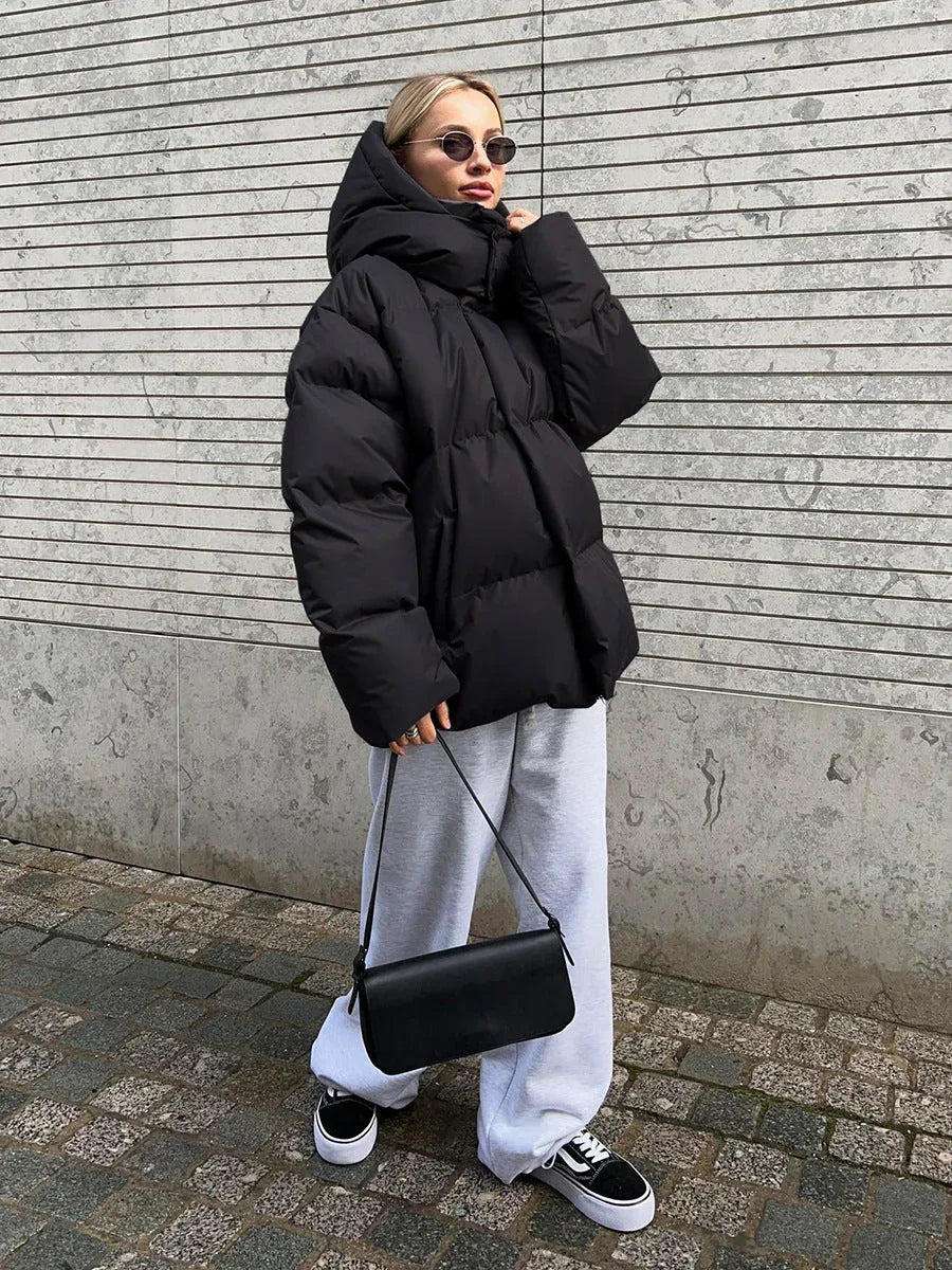 Aspen Cloud Oversized Puffer Jacket - View 8 | WEUXS