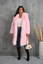 Amethyst Royal Plush Faux Fur Coat - View 11 | WEUXS