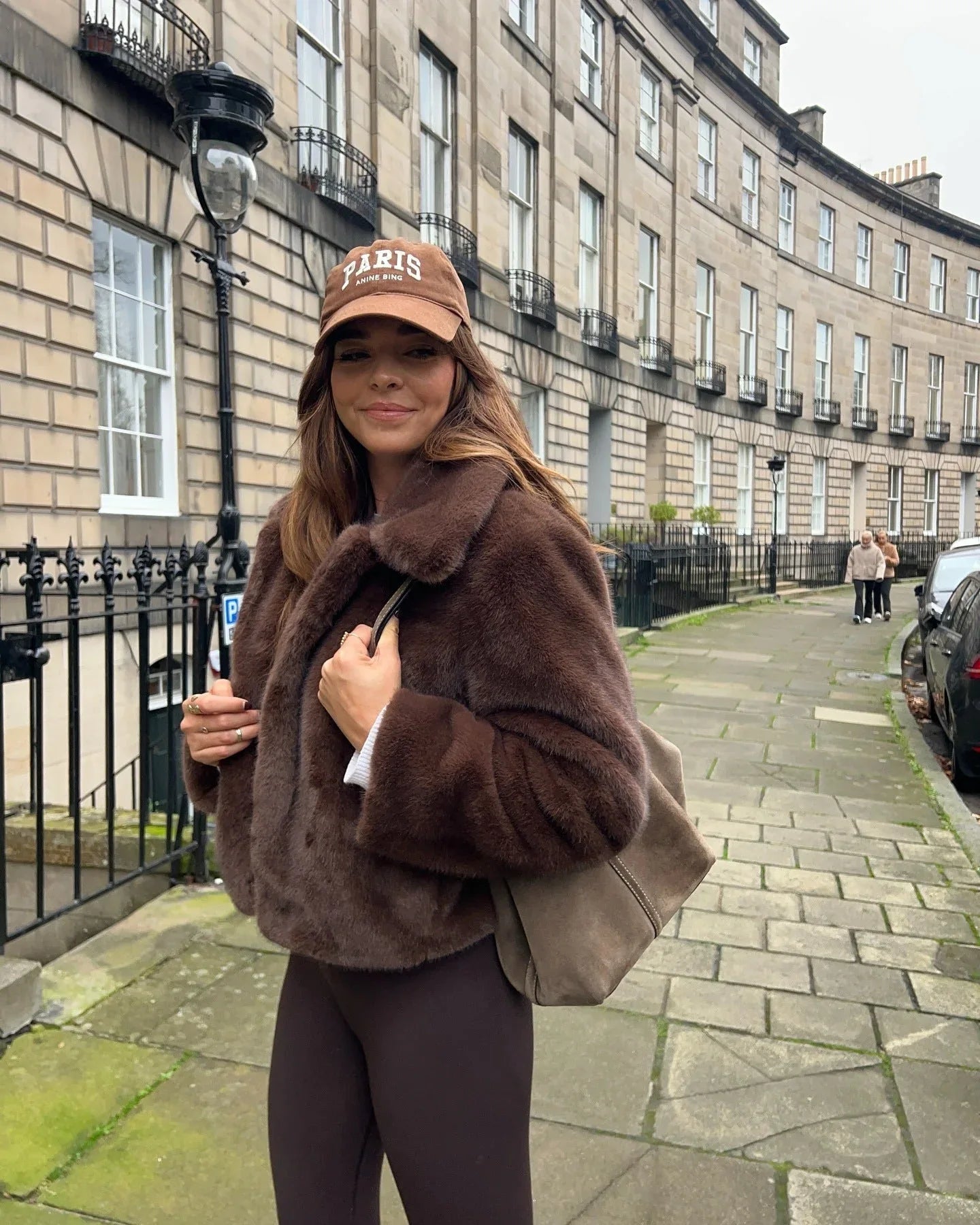 Luxe Chocolate Faux Fur Cropped Jacket - WEUXS