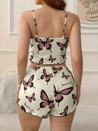 Ribbed Cami & Shorts Set - View 22 | WEUXS