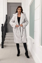 Long Faux Fur Coat - View 8 | WEUXS