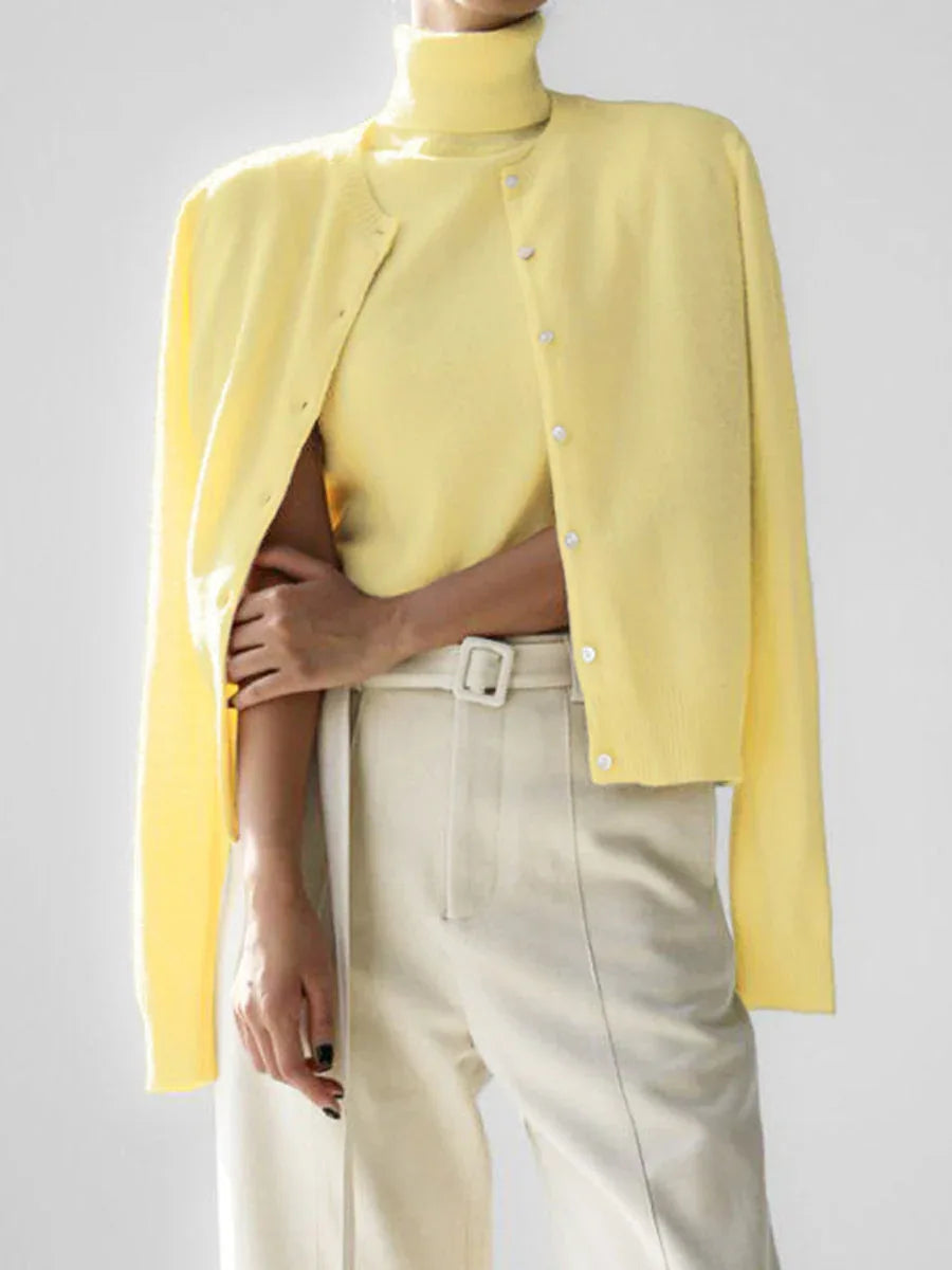 Knit vest and cardigan set - View 21 | WEUXS