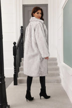 Long Faux Fur Coat - View 11 | WEUXS