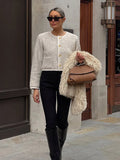 Ethereal Ivory Shaggy Faux Fur Vest - View 8 | WEUXS