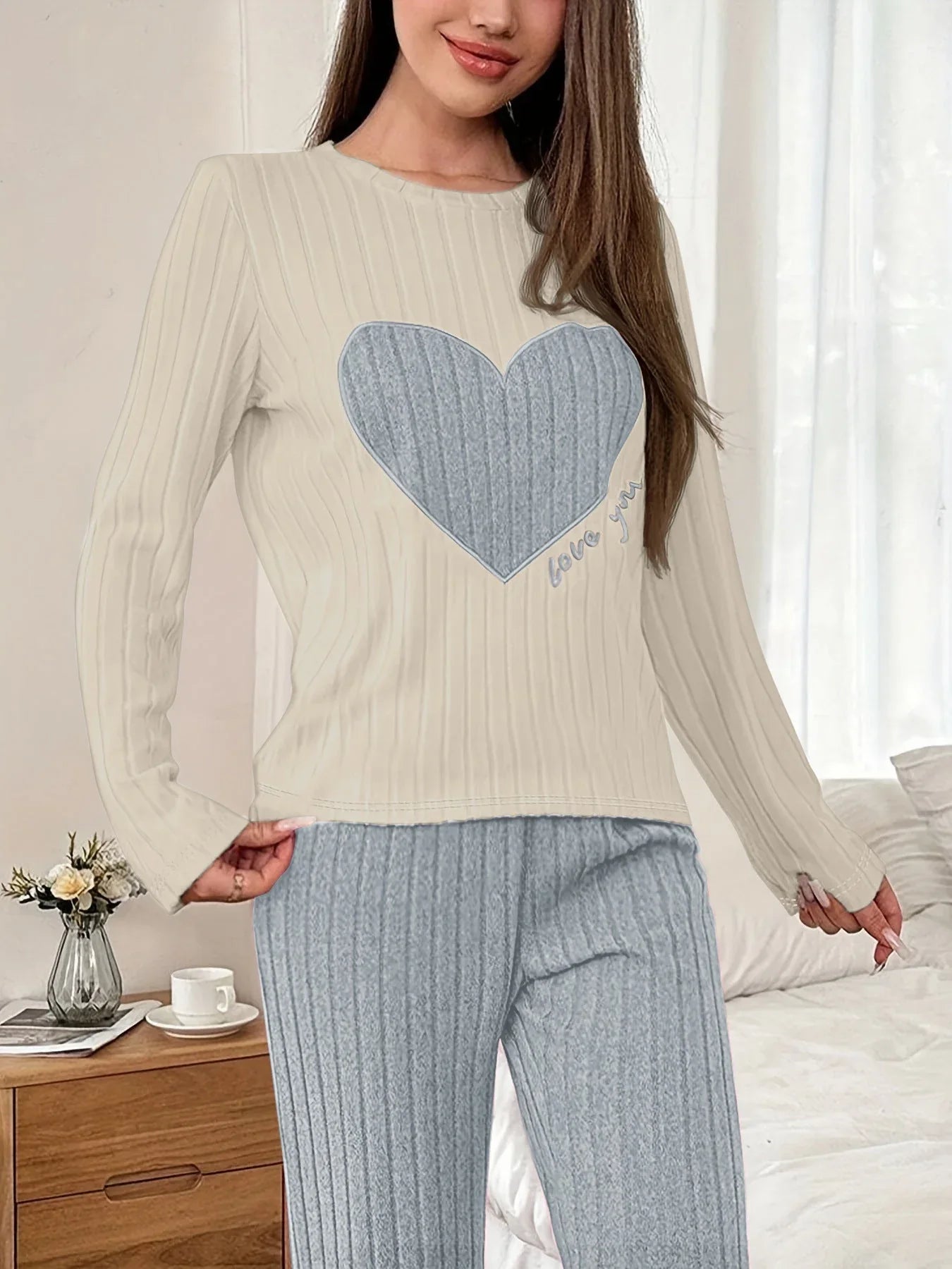 Heart patch lounge set - View 12 | WEUXS