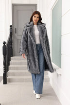 Long Faux Fur Coat - View 13 | WEUXS