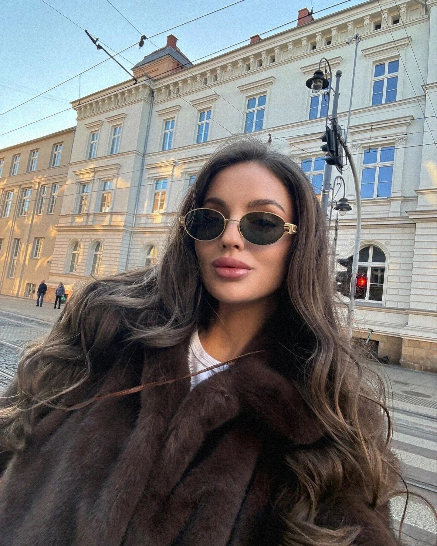 Luxe Chocolate Faux Fur Cropped Jacket - WEUXS