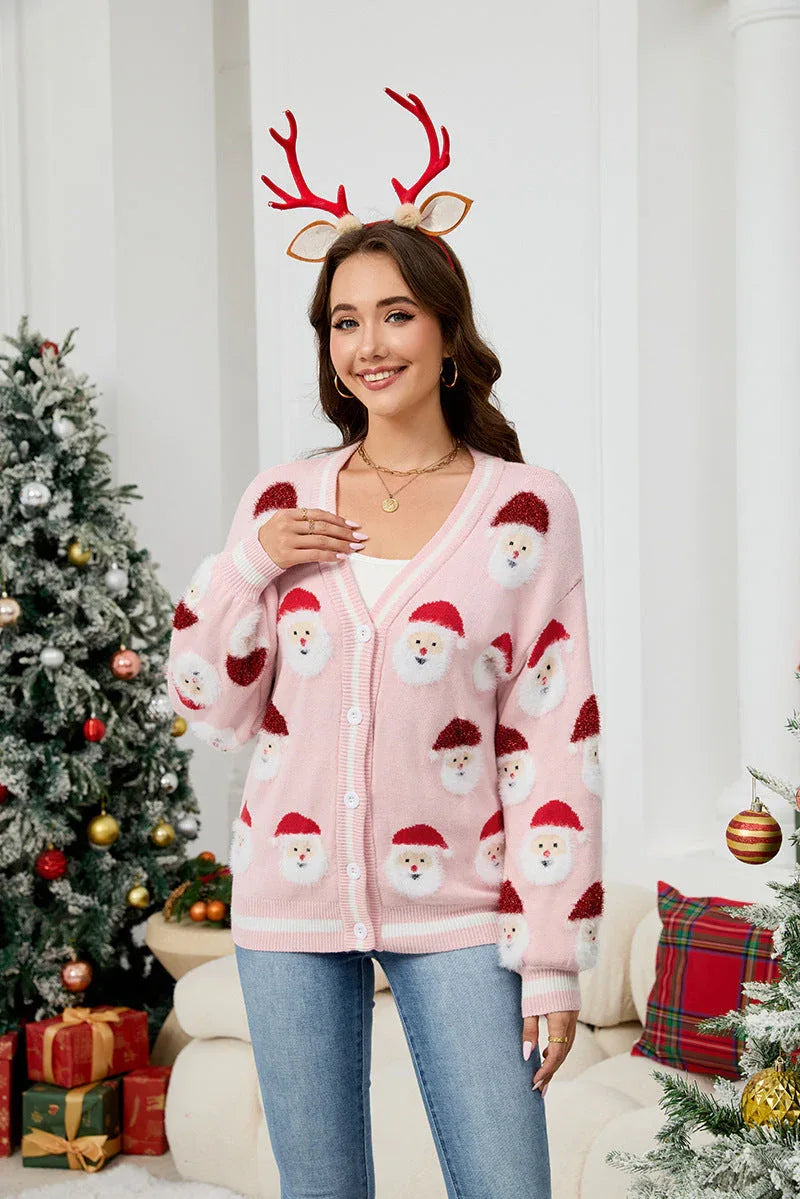 Santa Claus Knit Cardigan Secondary image
