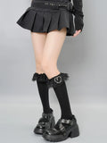 Lace knee high socks with heart charm - View 8 | WEUXS