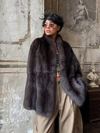 Plush Faux Fur Coat - View 6 | WEUXS
