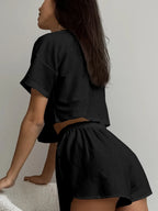 Eyelet Knit Lounge Set - View 10 | WEUXS