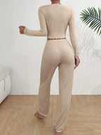 Ribbed Knit Pajama Set - View 25 | WEUXS