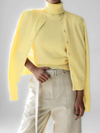 Knit vest and cardigan set - View 22 | WEUXS