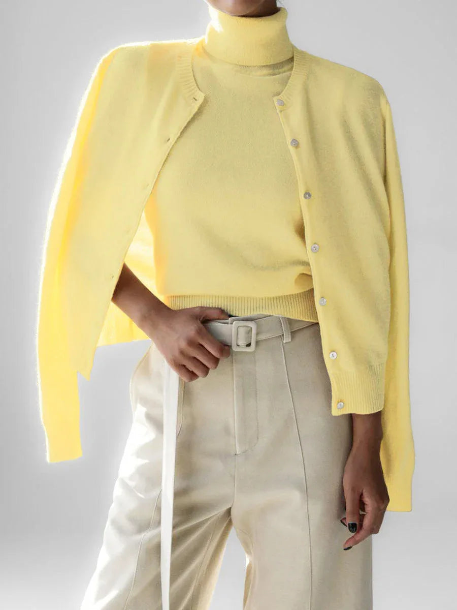 Knit vest and cardigan set - View 22 | WEUXS