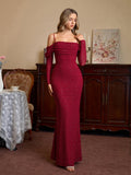 Mermaid Sequin Maxi Dress - View 6 | WEUXS