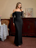 Mermaid Sequin Maxi Dress - View 10 | WEUXS