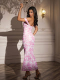 ruched off shoulder zipper back bodycon dress#color_pprint