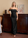 Long satin mermaid dress - View 20 | WEUXS