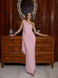 One Shoulder Maxi Dress - View 6 | WEUXS