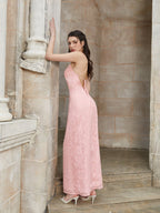 One Shoulder Long Dress - View 6 | WEUXS