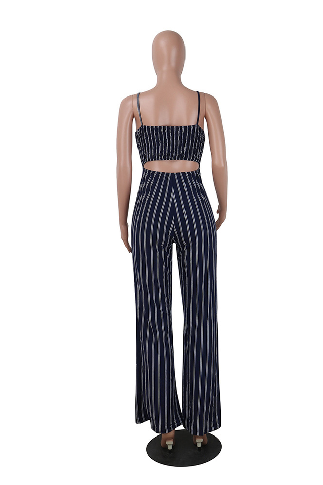 Spaghetti Strap Sleeveless Backless Jumpsuit - Dress In Beauty