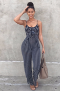 Spaghetti Strap Sleeveless Backless Jumpsuit - Dress In Beauty