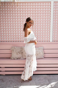 Two Piece Fishtail Lace Dress - Dress In Beauty