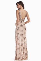 Women's Sequin Maxi Dress - View 14 | WEUXS