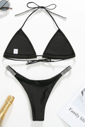 Bandage Rhinestone Bikini Set - Dress In Beauty
