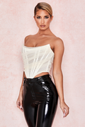 Mesh Boned Corset Top - Dress In Beauty