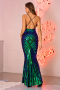 Sexy Backless Sequin Cocktail Dress - Dress In Beauty