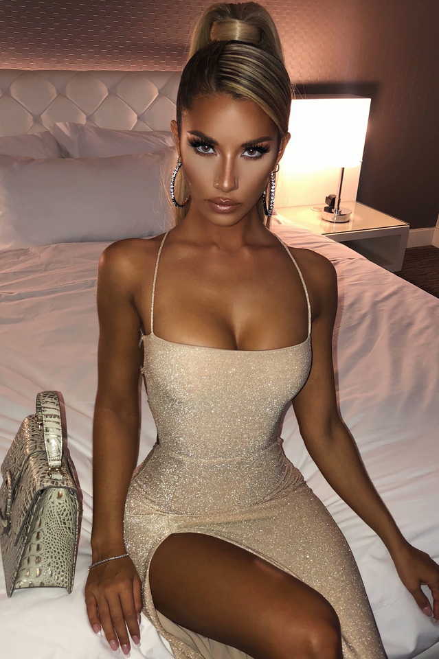 Miley Maxi Sparkle Dress - Dress In Beauty