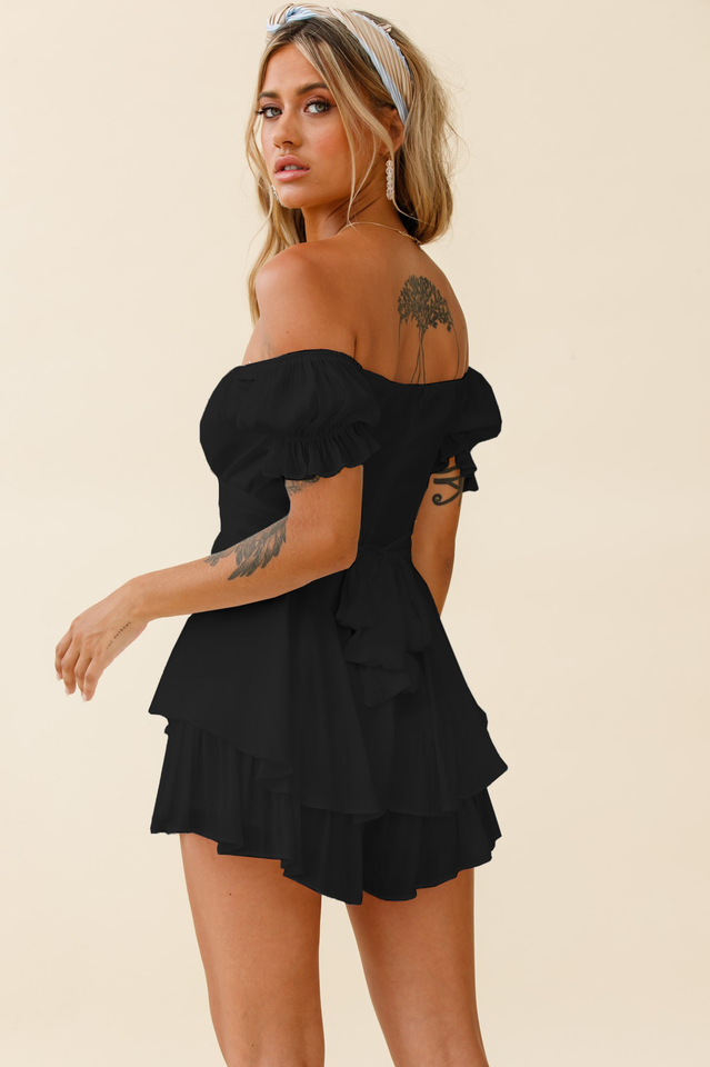 Boho Off Shoulder Romper - Dress In Beauty