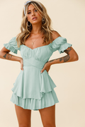Boho Off Shoulder Romper - Dress In Beauty
