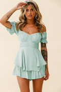 Boho Off Shoulder Romper - Dress In Beauty