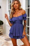 Boho Off Shoulder Romper - Dress In Beauty