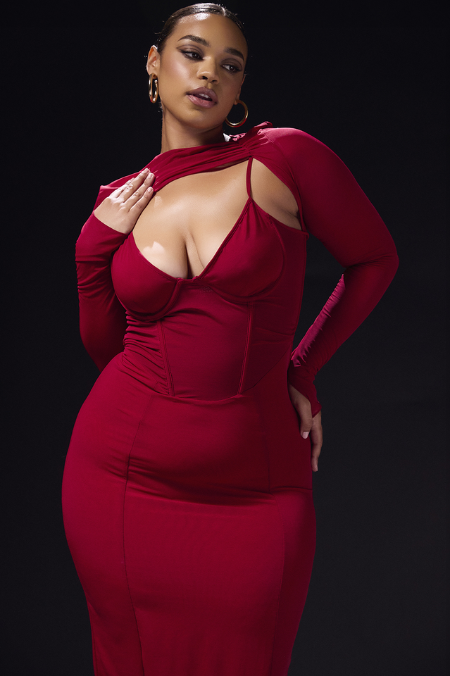 Beatrice Corset Midi Dress - Dress In Beauty