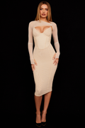 Beatrice Corset Midi Dress - Dress In Beauty