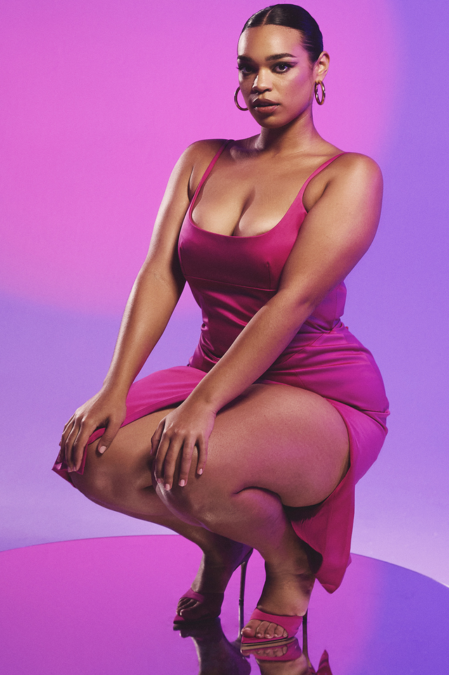 Satin Pleated Corset Midi Dress - Dress In Beauty