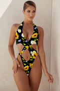 Crossover Halter One Piece Swimsuit | Dress In Beauty