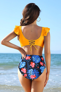 High Waist Ruffled Bikini | Dress In Beauty