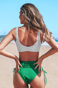 Front Cross Lace Up Bathing Suit | Dress In Beauty