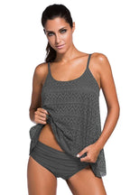 Women's Lace Tankini Swimsuit - View 10 | WEUXS