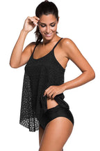 Women's Lace Tankini Swimsuit - View 7 | WEUXS