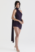 Asymmetric Wrap Neck Dress | Dress In Beauty