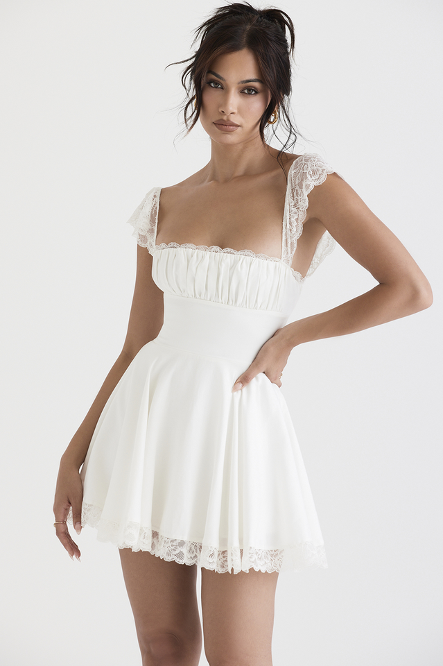 Lace A-Line Mini Dress | Dress In Beauty