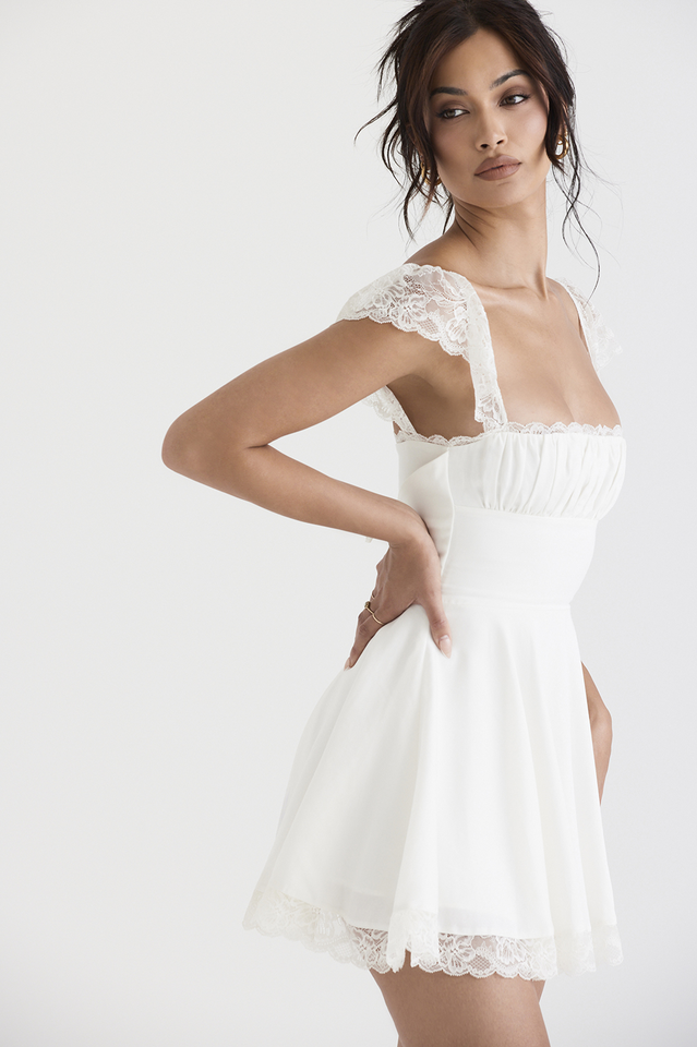 Lace A-Line Mini Dress | Dress In Beauty