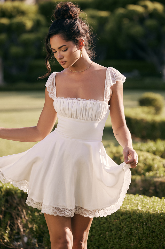 Lace A-Line Mini Dress | Dress In Beauty