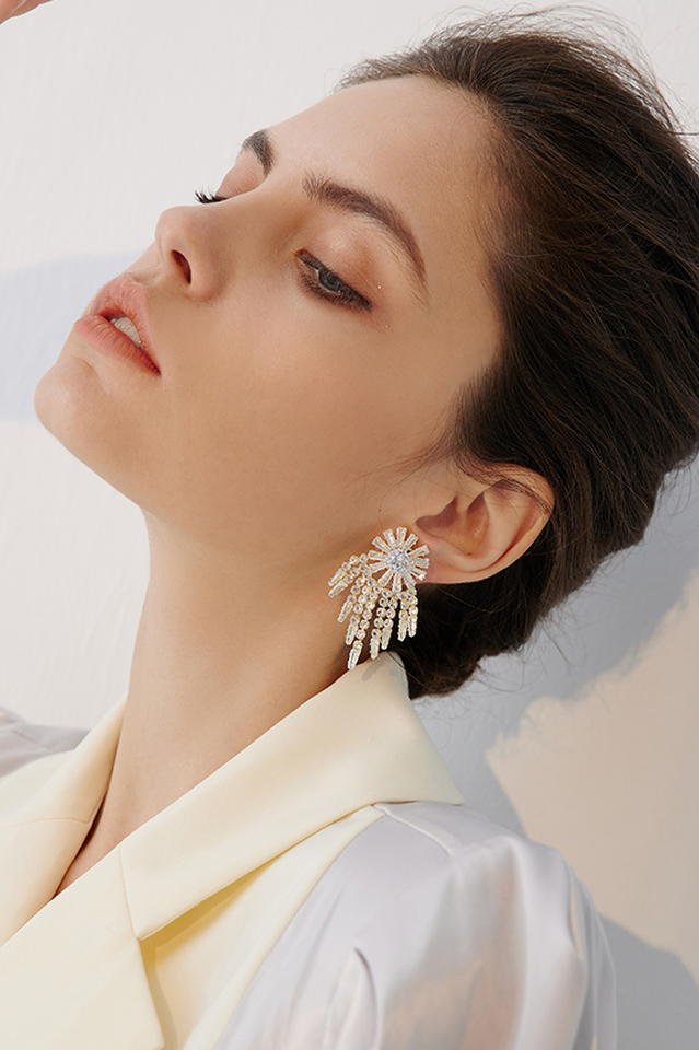 Sparkling Baroque Earrings | Dress In Beauty