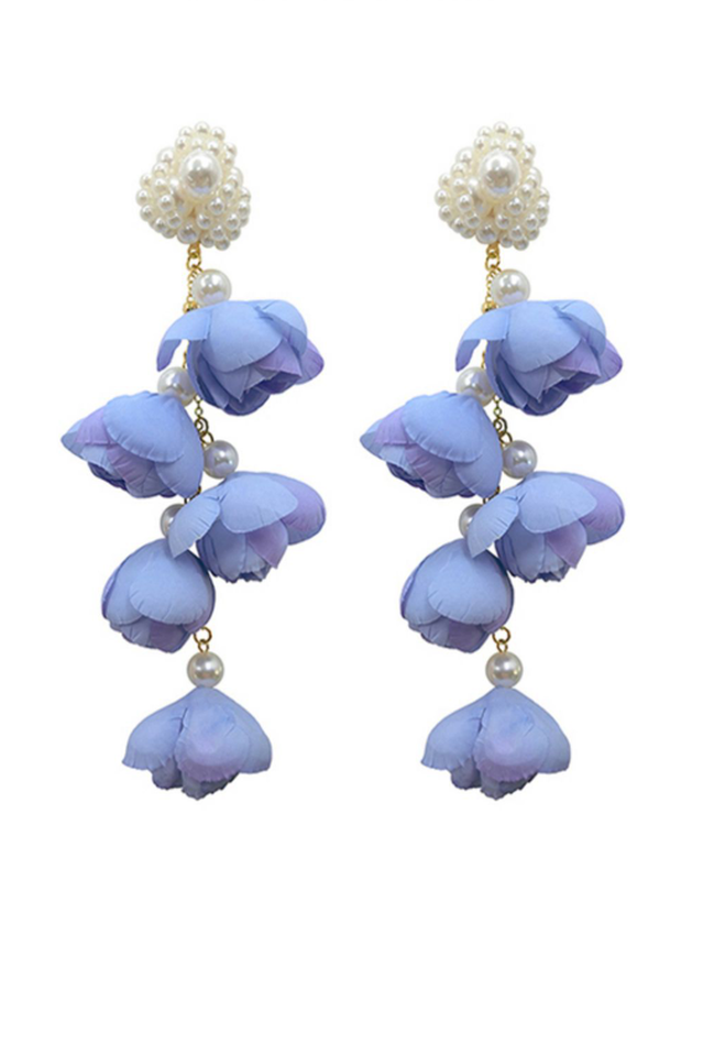 Flower Drop Earrings | Dress In Beauty